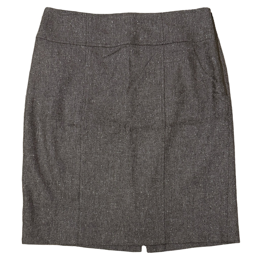 Banana Republic Gray Brown White Women's Pencil Mini Skirt SKU1031